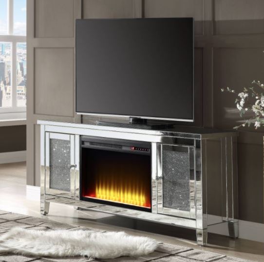 Ara TV console with Fireplace