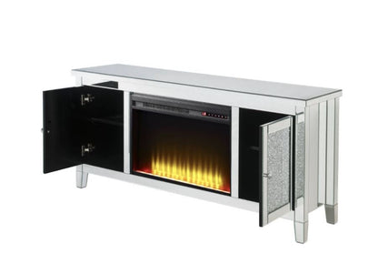 Ara TV console with Fireplace