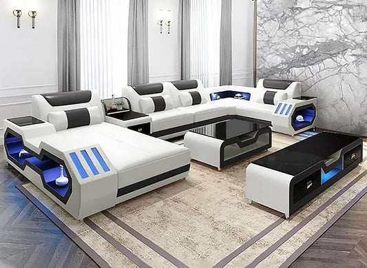 Mila White Sectional